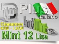 Mint 12 Plus italiano Cinnamon kde lxde