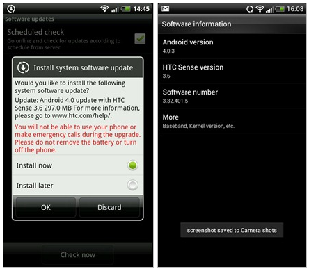 ics sensation Android Ice Cream Sandwich per HTC Sensation [Download]