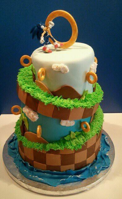 Una torta per gli amanti del capolavoro Sega, Sonic