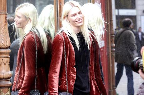 In the Street...Models Off-Duty...Aline, Paris Fashion Week