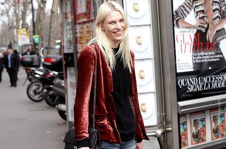 In the Street...Models Off-Duty...Aline, Paris Fashion Week