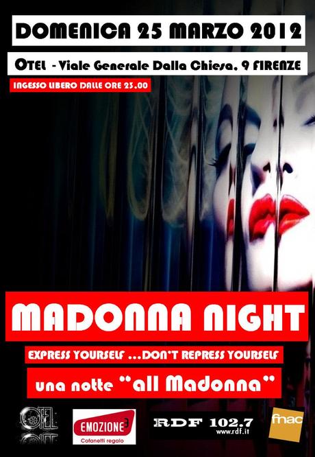 MADONNA NIGHT A FIRENZE