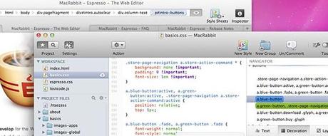 the web editor css