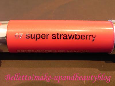 Clinique - Chubby Stick moisturizing lip color balm n.07 Super Strawberry