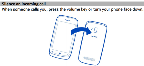 Funzione Flip To Mode nel Nokia Lumia 610