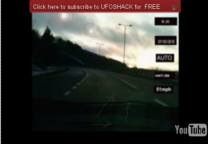 Ufo ripreso con videocamera della polizia in Inghilterra.