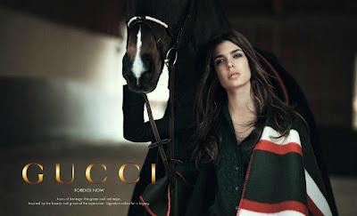 Charlotte Casiraghi testimonial Gucci