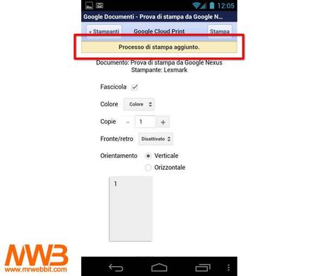 20-processo di stampa galaxy nexus android aggiunto