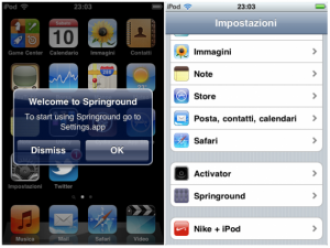 Springround Cydia Store, Jailbreak