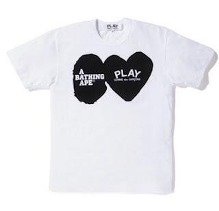 A Bathing Ape X Comme Des Garcons PLAY