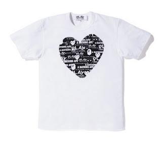 A Bathing Ape X Comme Des Garcons PLAY