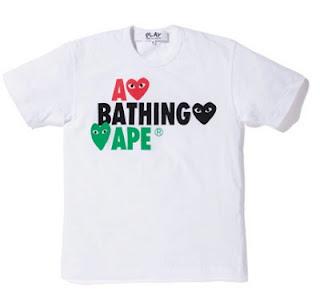 A Bathing Ape X Comme Des Garcons PLAY