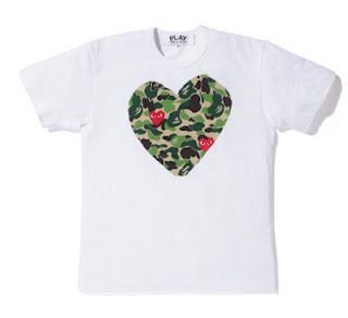 A Bathing Ape X Comme Des Garcons PLAY