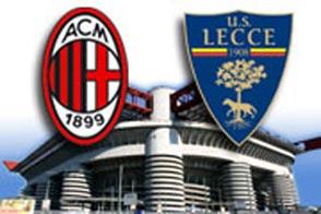Milan Lecce Milan Lecce 2 a 0. Ibra e Nocerino, Milan primo in Classifica.