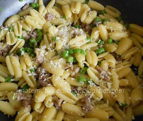 Gnocchetti Sardi con Salsiccia e Piselli