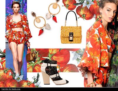 Dolce & Gabbana fashion-vegetables p/e 2012