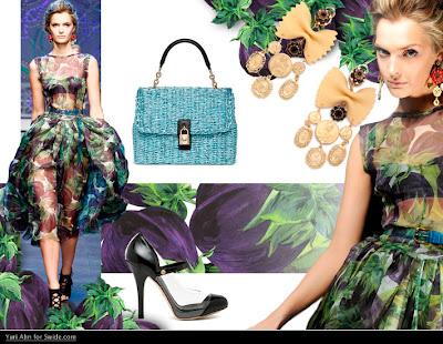 Dolce & Gabbana fashion-vegetables p/e 2012