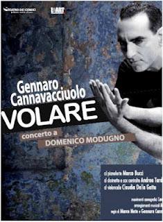 TEATRO: “Volare – Concerto-Omaggio a Domenico Modugno” di e con Gennaro Cannavacciuolo