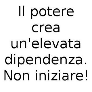 Il virus della politica ovvero: Il potere logora chi ce l'ha.