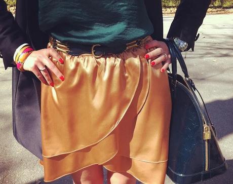 Aimee Du Gold Skirt