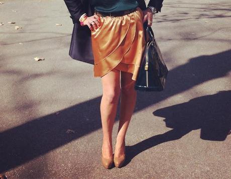 Aimee Du Gold Skirt