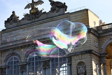 sun, bubbles and squirrels at Schounbrunn palace!