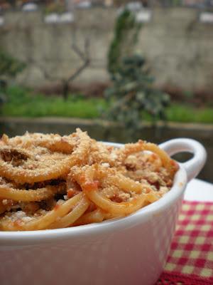 Spaghetti alla Chitarra con Alici e Pomodorini Agromonte