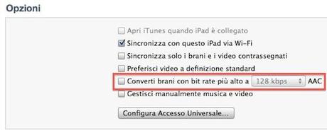 iTunes 10.6 permette di risparmiare spazio sui dispositivi