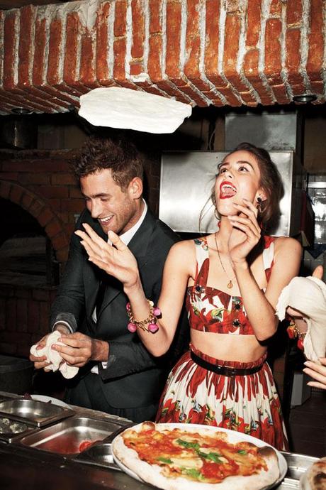 A cena con Dolce & Gabbana: Harper 's Bazaar US