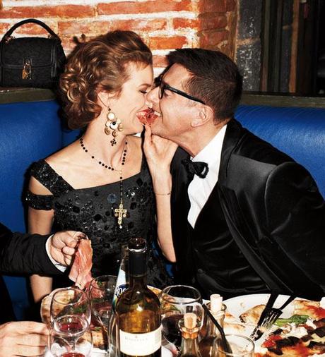 A cena con Dolce & Gabbana: Harper 's Bazaar US