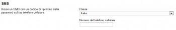 Come recuperare la password del proprio account Google via SMS