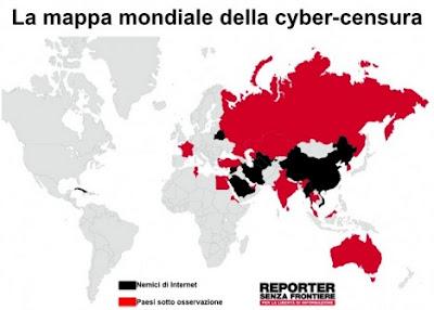 Web e censura, chi sono oggi i nemici della Rete