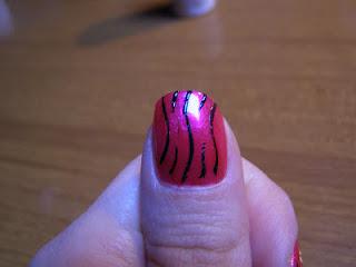 *Nail art...Effetto zebrato*