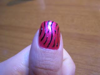 *Nail art...Effetto zebrato*