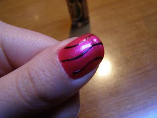 *Nail art...Effetto zebrato*