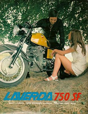 Vintage Brochures: Laverda 750 SF 1971 (Italy)