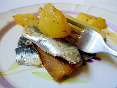 sarde con patate al forno