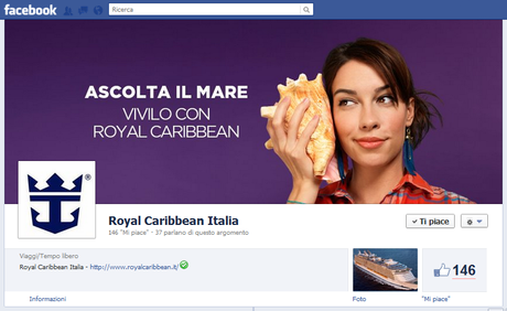 Royal Caribbean Italia approda su Facebook.