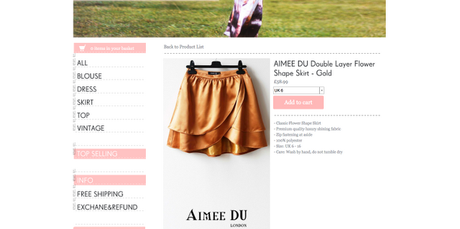 WIN a Gold Aimee Du London Skirt! !!