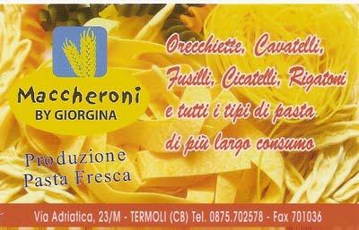 Maccheroni by Giorgina - Produzione Pasta Fresca