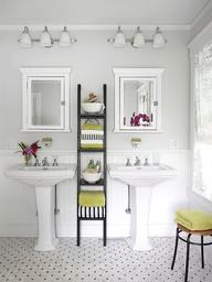 I love a white bathroom!