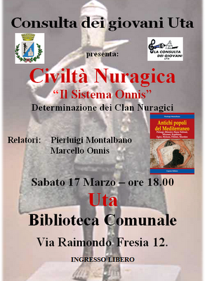 Uta il 17 Marzo, arriva la civiltà nuragica.