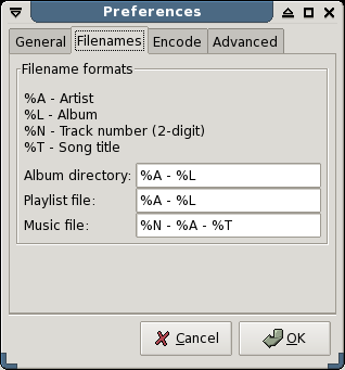 Asunder ottimo programma open source per estrarre i file audio da cd musicali.