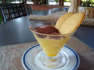 Zabaione al profumo di arancia.