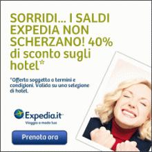 Expedia: codice sconto + saldi = 60% di sconto!