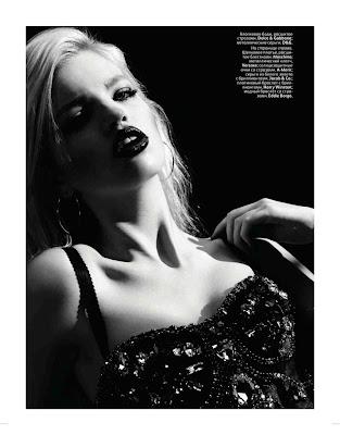Daphne Groeneveld in Dolce & Gabbana su Vogue Russia