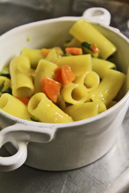 Carbonara vegetariana, per stare leggeri.