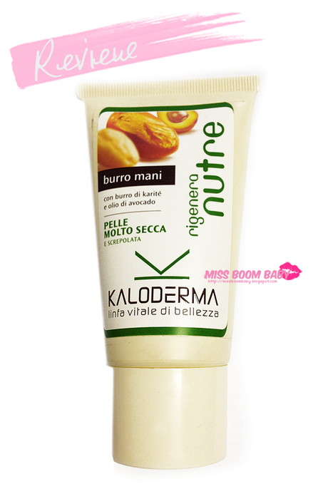 Review: Kaloderma Burro mani con burro di karitè e olio d'avocado