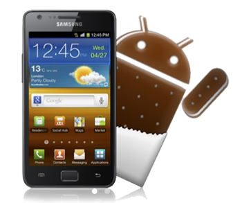 Samsung Galaxy S2 con Android 4.0 Ice Cream Sandwich ufficiale XXLPQ : Video