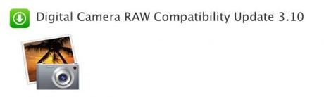 Rilasciato Digital Camera RAW Compatibility 3.10